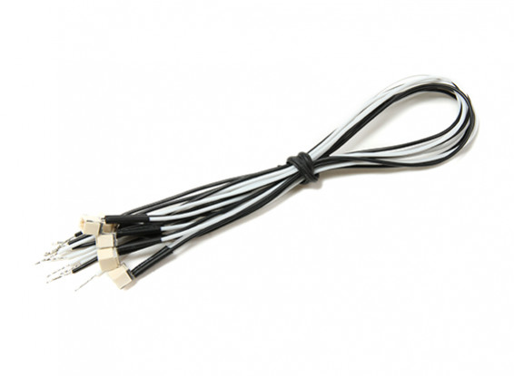 JST SH-2P Enchufe hembra con 200 mm con cable multiconductor (5pcs)