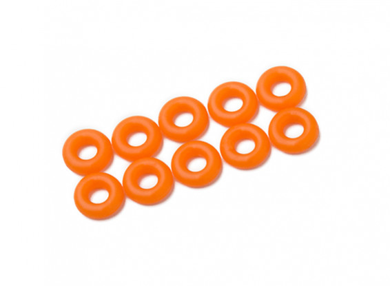 Junta tórica 3 mm Kit (Neon Orange) (10pcs / bag)