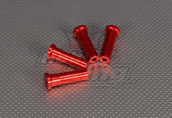 CNC Standoff 45 mm (M5) Rojo