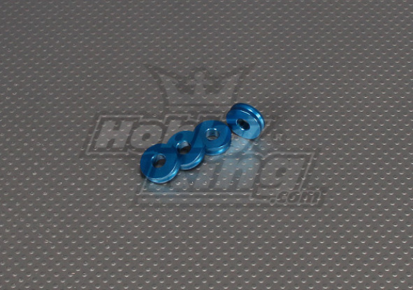 5 mm CNC pulgadas Standoff (M6,1 / 4 20) Azul