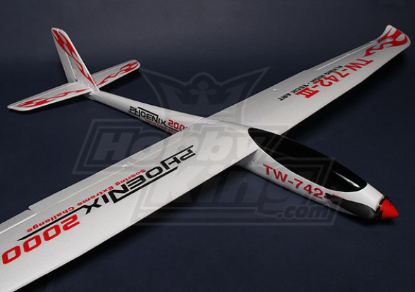 Phoenix 2000 OEP compuesta R / C Glider (PNF)