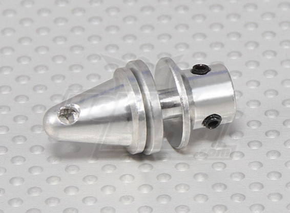 Adaptador de puntal corto con tuerca giratoria de 4 mm de eje (tipo tornillo prisionero)