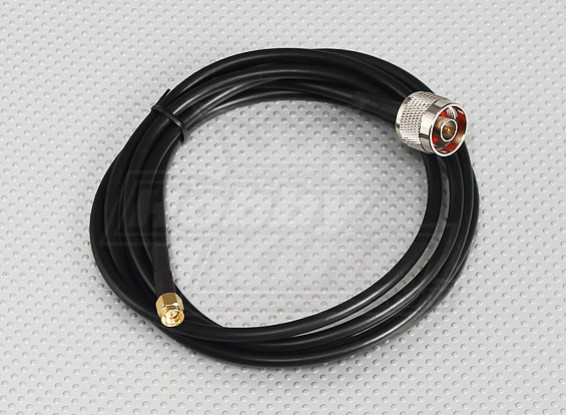 RG58 cable de conexión SMA macho a N macho (2 metros)
