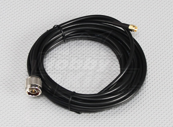 RG58 cable de conexión SMA macho a N Macho (5 metros)