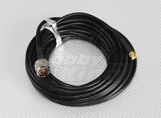 RG58 cable de conexión SMA macho a N Macho (10 metros)