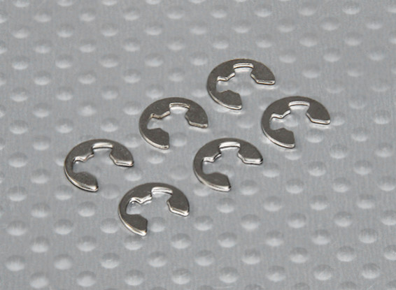 E-clip de 4 mm - Turnigy Titan 1/5 (6pcs / bag)