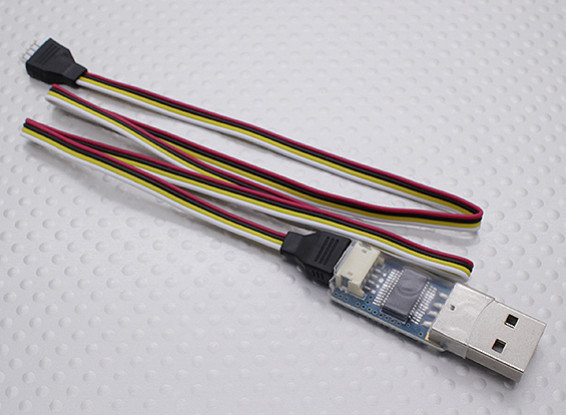 Adaptador USB para el regulador de vuelo baquelita y OSD Tiny