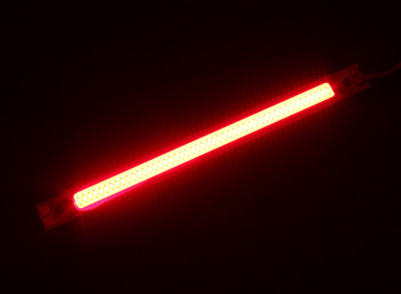 3W LED rojo de la aleación de la luz de tira de 120 mm x 10 mm (2S-3S Compatible)