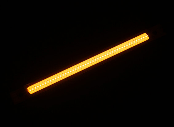 3W LED amarillo de la aleación de la luz de tira de 120 mm x 10 mm (2S-3S Compatible)