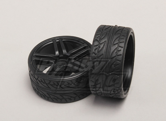 Ruedas / Neumáticos (2pcs / bolsa) - 1/18 4WD RTR en carretera Drift Car