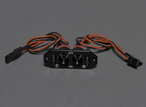 Para dos interruptores de potencia RX / CDI con doble carga / Comprobar el voltaje puertos
