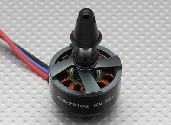 AX-2810Q-750KV sin escobillas del motor Quadcopter