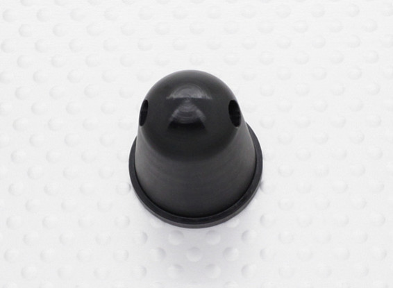 Prop Nut / Spinner 22 mm de aleación de 1/4 "-28 anodizado Negro