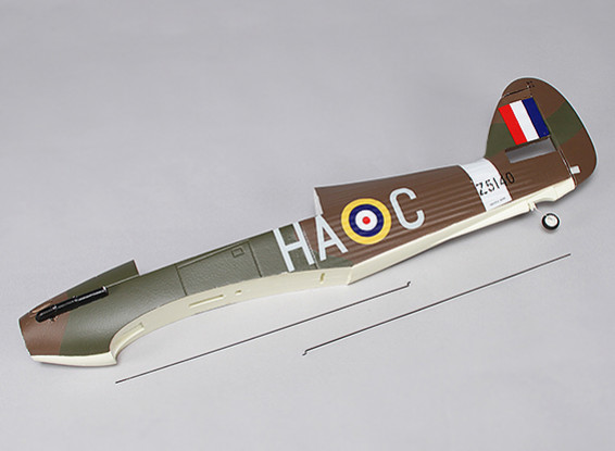 Hawker Hurricane Mk IIB 1000mm - Reemplazo del fuselaje