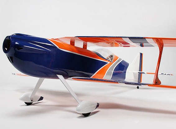 HobbyKing ™ Mellizo 50e Aerobatic biplano Balsa / Ply 1480mm (ARF)