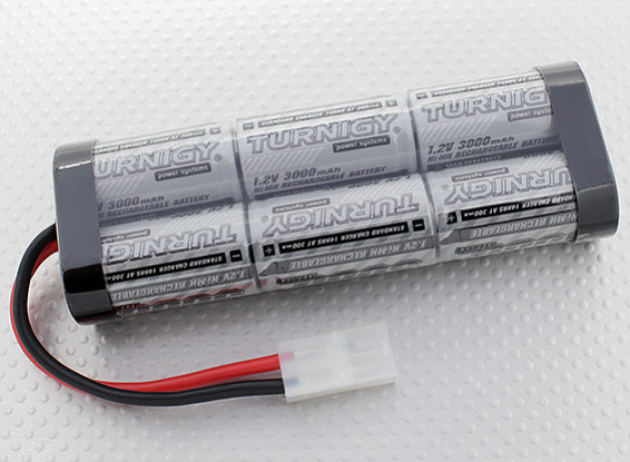 Serie de alta potencia stick pack Turnigy Sub-C 3000mAh 7.2v NiMH