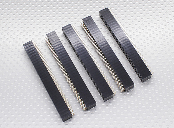 3x30P Pin Socket - 2,54 mm de paso (5pcs / bolsa)