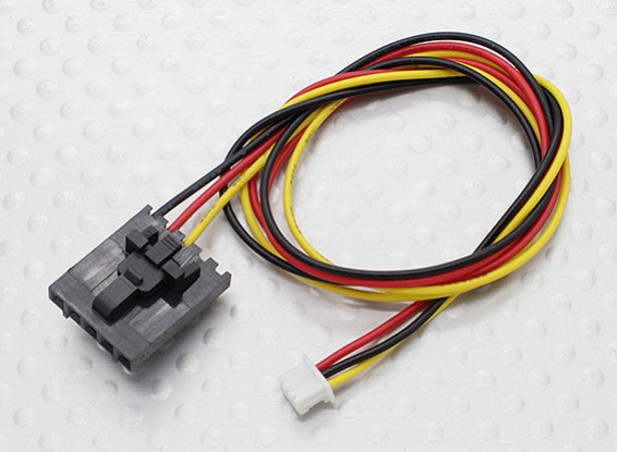 300 mm 5 Pin Molex / JR a 3 plomo pin conector blanco