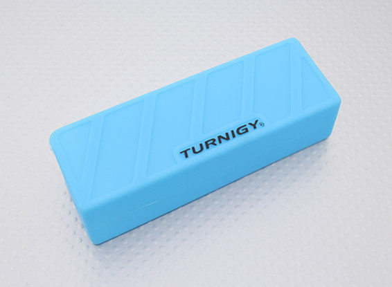 Turnigy suave de silicona protector de la batería de Lipo (1600-220mAh 3S-4S Azul) 110x35x25mm