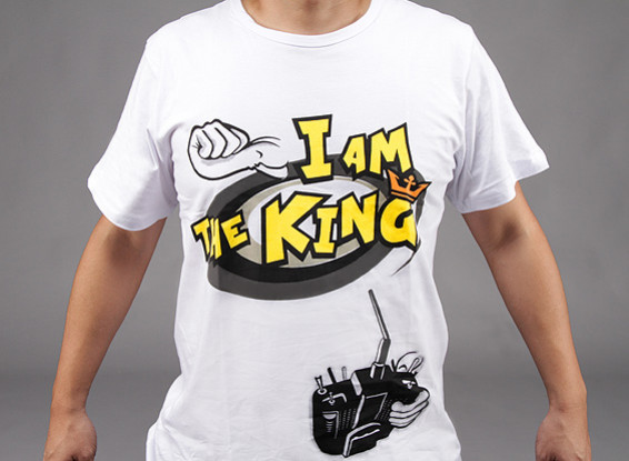 "Soy el rey 'HobbyKing la camiseta (Medio) - Devolución Oferta