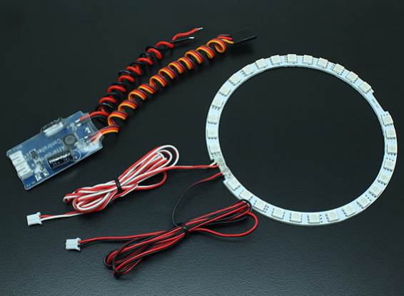 El Dr. sistema MadThrust Tres LED de color Afterburner (90mm) EDF