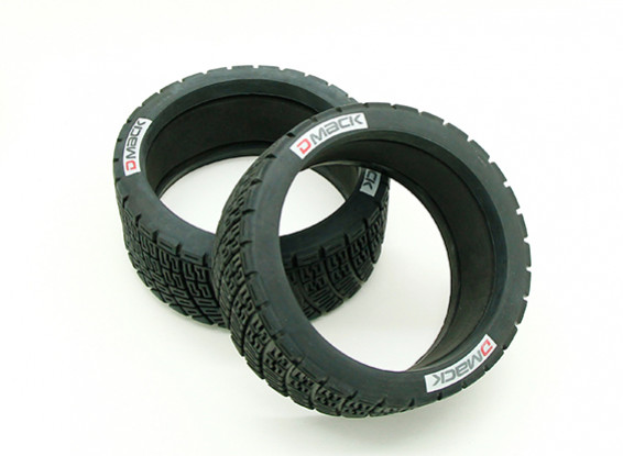 Los neumáticos con la esponja (2pcs) - BSR Racing 1/8 Rally