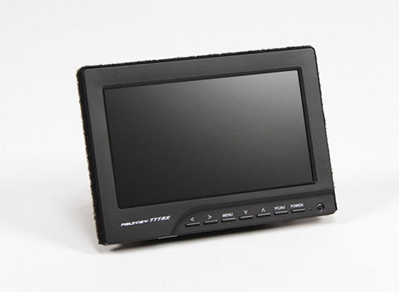 7 pulgadas Fieldview 777RX monitor LCD para FPV 800 x 480 con una función de 5.8GHz Rx