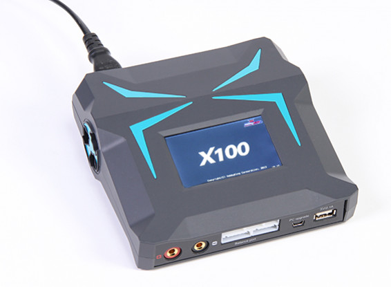 X100 AC / DC 100W Touch Screen cargador (enchufe de Reino Unido)