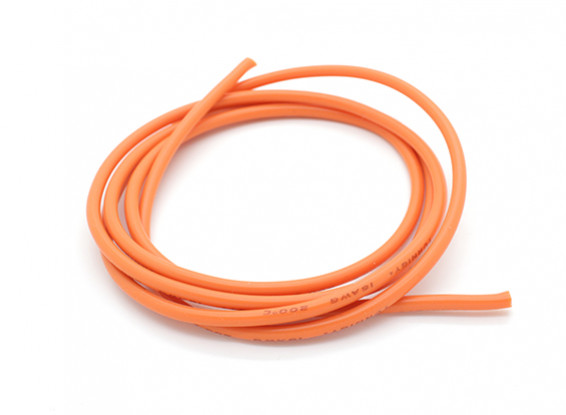 Turnigy Pure-silicona de alambre de 16 AWG 1m (naranja)