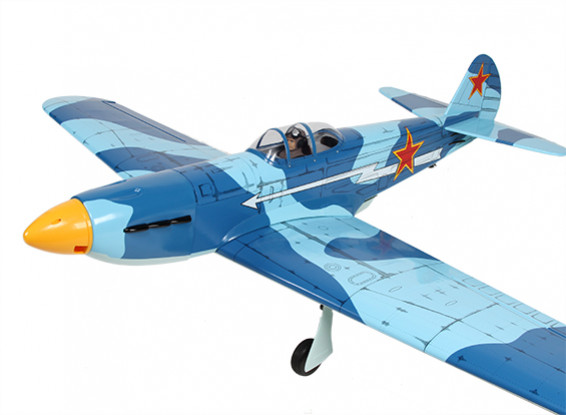 Yak-9 soviética de combate Balsa GP / 1520mm EP (ARF)