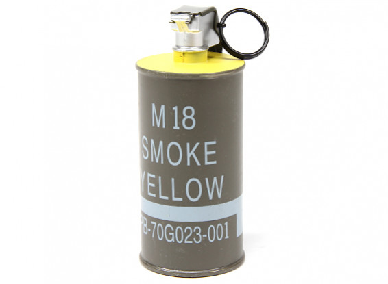 Dytac simulada M18 Decoración granada de humo (amarillo)