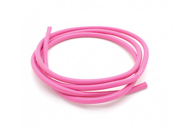 Turnigy Pure-silicona de alambre 12 AWG 1m (rosa)