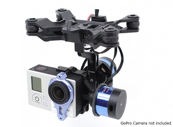 Tarot T-2D V2 GoPro 3 sin escobillas cámara del cardán y el controlador ZYX22