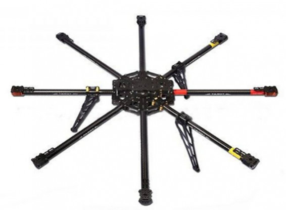 Marco tarot IRON MAN T1000 Octo-Helicóptero de fibra de carbono (KIT) TL100B01