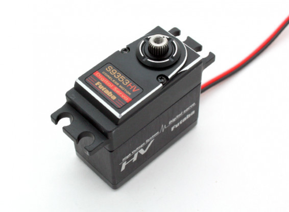 Futaba S9353HV del esfuerzo de torsión de alta velocidad Servo digital con Full Metal caso de 22.0kg / 0.06sec / 77g