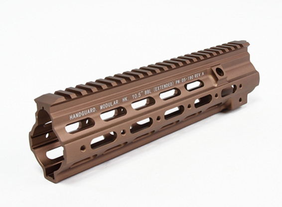 DYTAC G Estilo 10.5inch SMR carril por Umarex / VFC HK416 AEG / GBB (tierra oscura)
