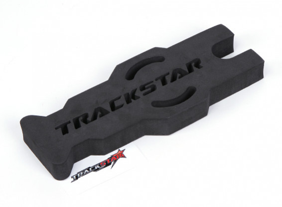 TrackStar 1/10 y 1/12 Touring Escala / Mantenimiento Pan soporte del coche (Negro) (1 unidad)