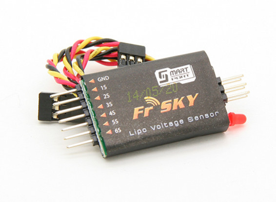 Sensor de voltaje FrSky FLVSS LiPo Con Smart puerto (1 unidad)