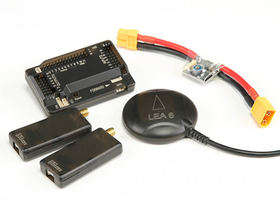 HKPilot Mega 2.7 Maestro conjunto con OSD, LEA-6H GPS, módulo de alimentación, telemetría de radio (915Mhz) (XT-60)