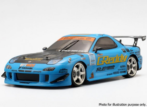 Yokomo 1/10 de RE Amemiya RX-7 fijó el cuerpo FD3S Claro
