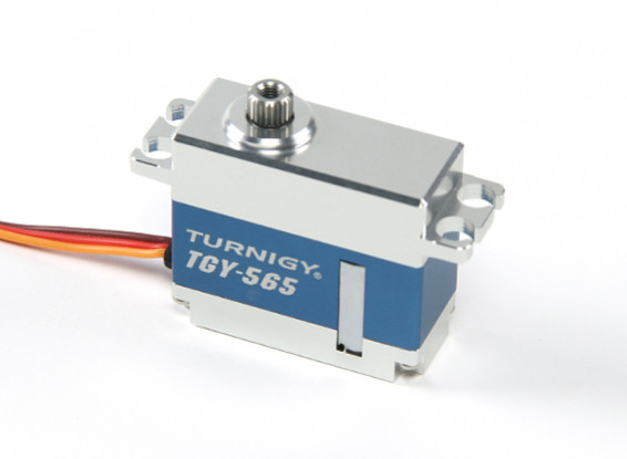 Turnigy ™ TGY-HV 565 mg velocidad alta / DS / MG Servo w / caja de la aleación de 5 kg / 0.05seg / 40g