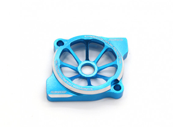 Activo Hobby 25mm Protector de iluminación del ventilador (azul)