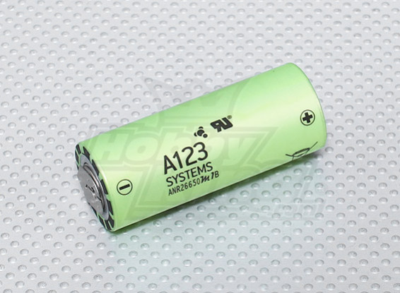 A123 GENUINO Sistemas 26650A LiFePo4 celular w / fichas