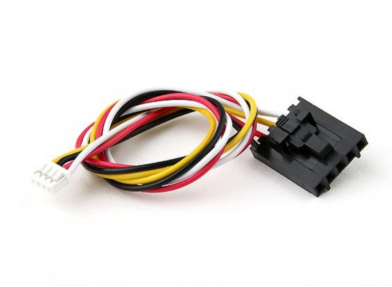 200mm 5 Pin Molex / JR para 4 Cable Pin conector blanco