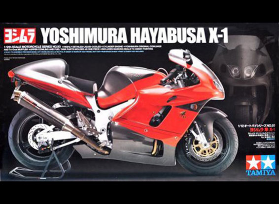 Kit de Tamiya 1/12 de la escala Yoshimura Hayabusa X-1 Modelo de plástico