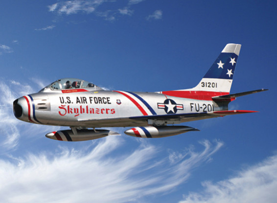 Italeri 1/48 Escala F-86F Sabre Jet "Skyblazers" Juego de Piezas de plástico