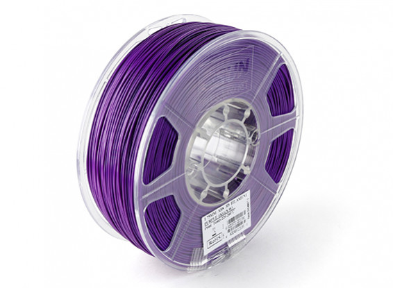 ESUN 3D Filamento impresora púrpura 1.75mm ABS 1kg rollo