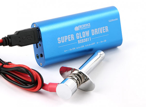 Súper Glow Driver - USB recargable resplandor de arranque