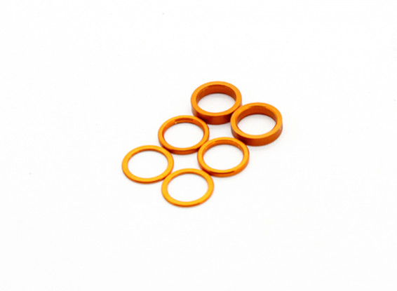 RADIOGRAFÍA X12 1/12 de Pancar '15 - Conjunto de Alu. Calces (0,5 mm, 1,0 mm, 2,0 mm) - Orange