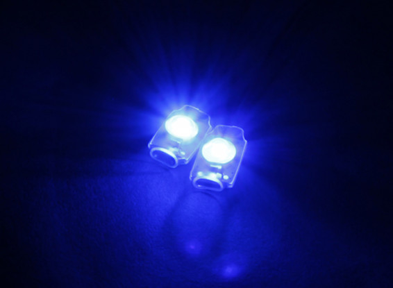Turnigy super brillante 2 x Azul Add On LED de luz conjunto
